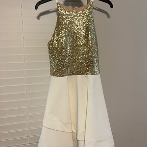 B. Darlin size 5/6, sequin formal dress